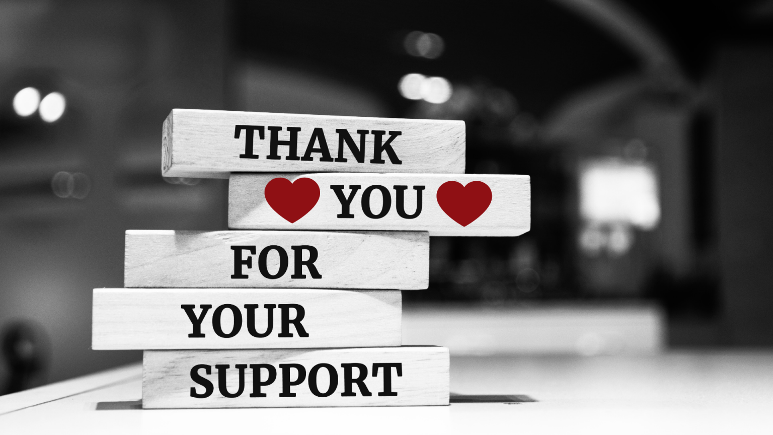thank you for your support